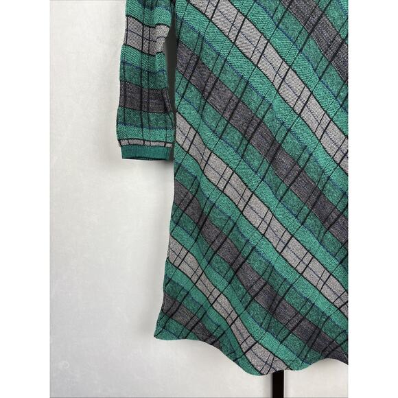 Anthropologie Aldo Martins Plaid Mohair Wool Sweater Dress Womens XS Chic Office - Picture 4 of 13